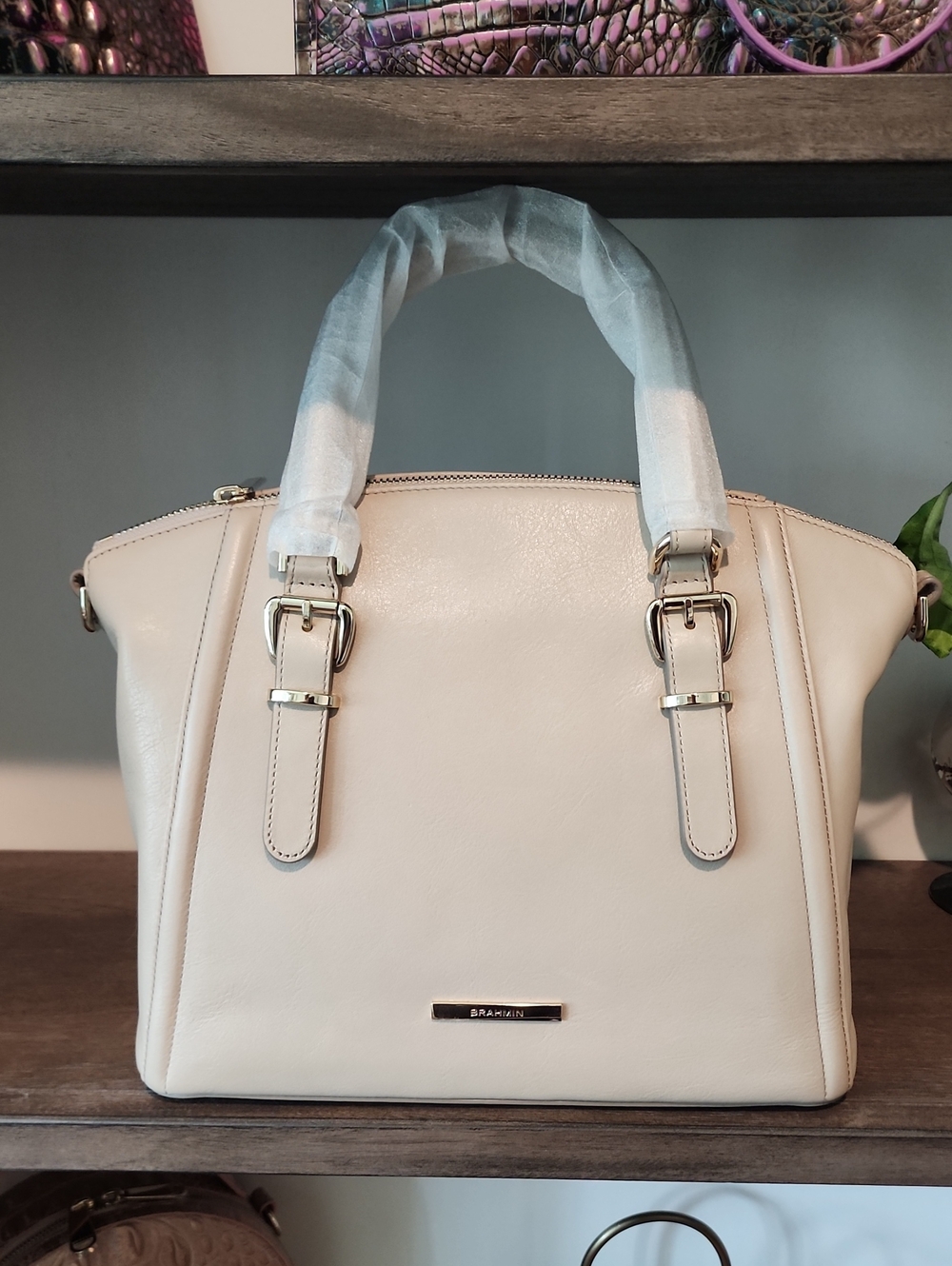 Brahmin Duxbury Satchel – Brindle Moonstone | NWT